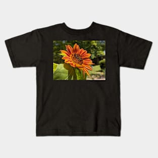 Orange Sunflower Photographic Image Kids T-Shirt